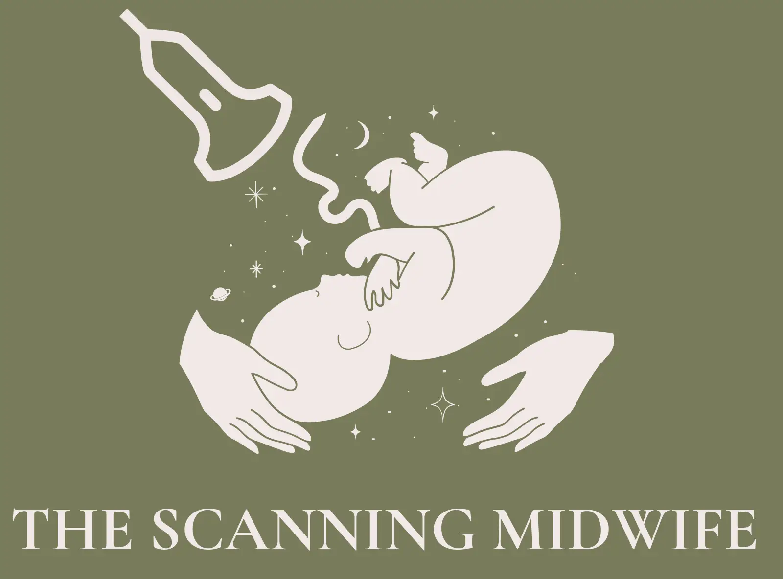 The scanning midwife logo 2